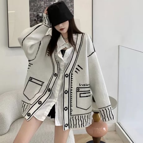print  cardigan
