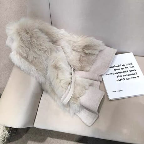 eco fur vest