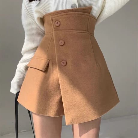 ハイウエスト ショートパンツ