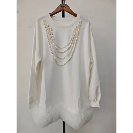 neck pearl onepiece