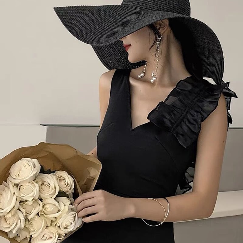 高品質 美ライン深Vネックドレス | BrillantSelect Store 高品質 美ライン深Vネックドレス | BrillantSelect Store