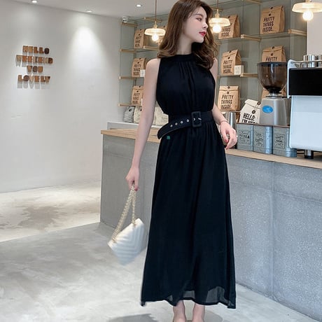 chiffon long onepiece