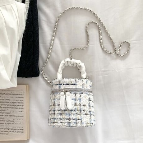 tweed mini bag