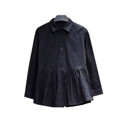 裾 pleats blouse