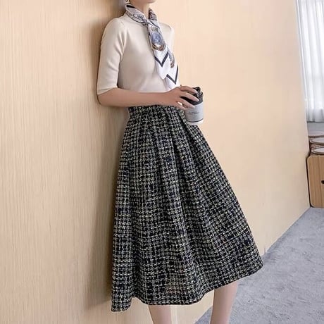 tweed  skirt