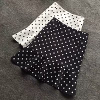 dot mermaid mini skirt