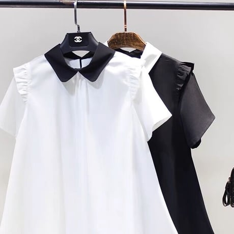 bi-color blouse