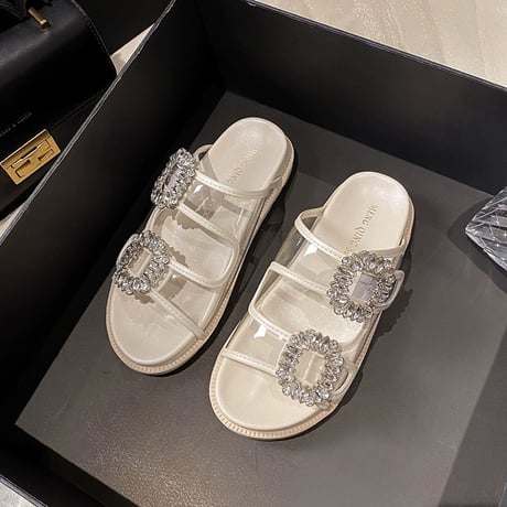 bijou clear sandal