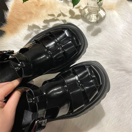 【牛革】platform グリカ sandal