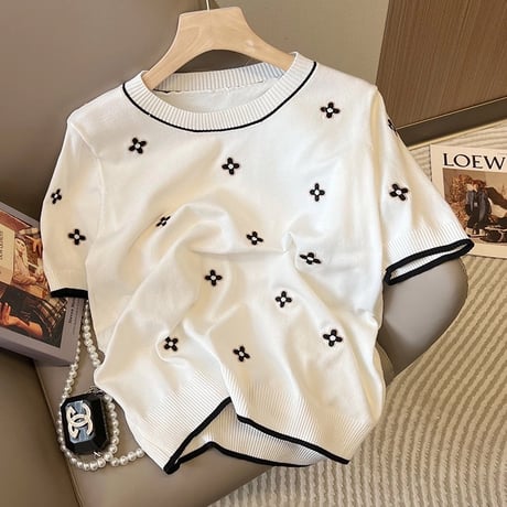 flower summer knit