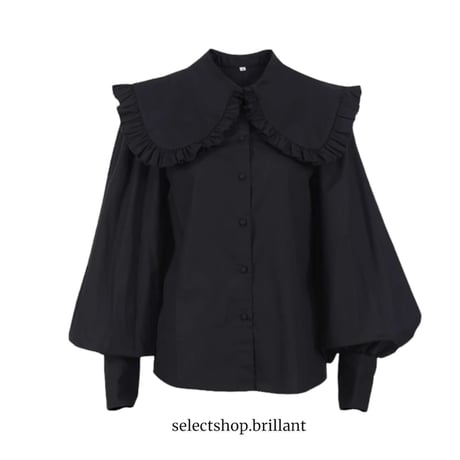 big collar blouse