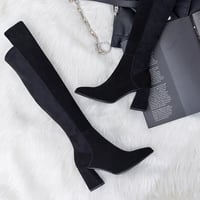 美脚 suède long boots