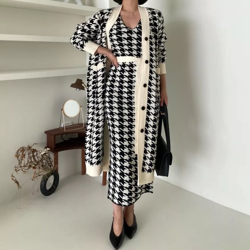 千鳥柄ワンピース | BrillantSelect Store 千鳥柄ワンピース | BrillantSelect Store