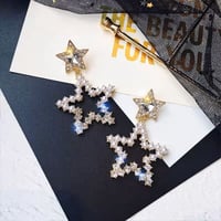 【即納】pearl star ピアス