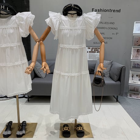 frill sleeve onepiece