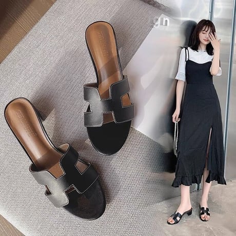 pu leather sandal