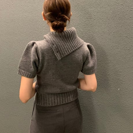 puff sleeve knit