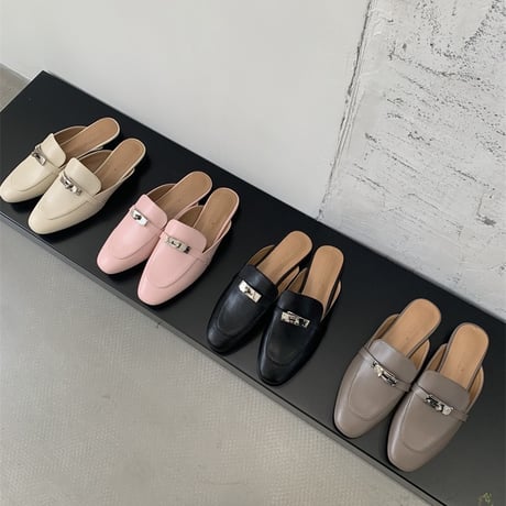 buckle design slip-on