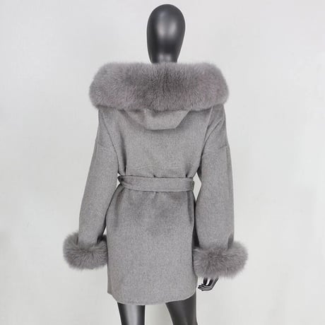 fox fur coat