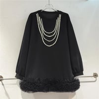 neck pearl onepiece