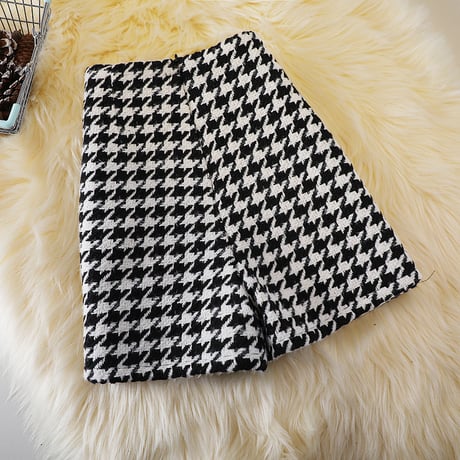 千鳥格子 short pants