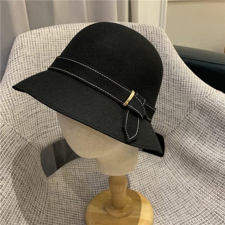 ウール bucket hat