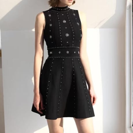 sleeveless bijou onepiece