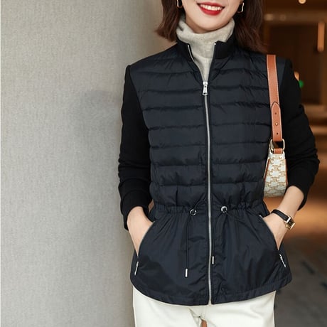 peplum down jacket
