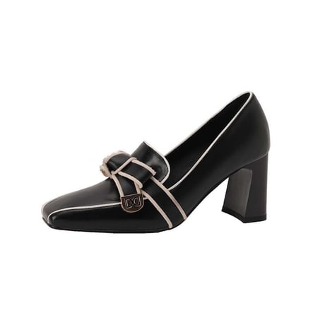 【牛革】ribbon pumps