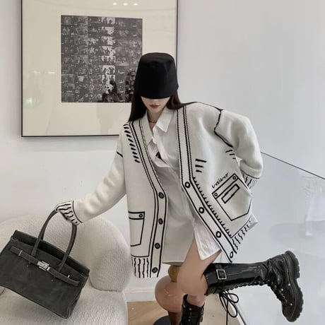 print  cardigan