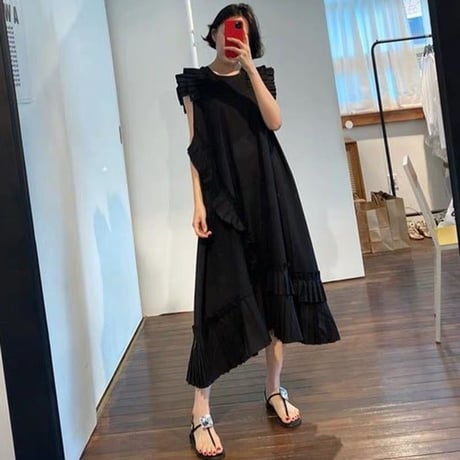 frill asymmetrical onepiece