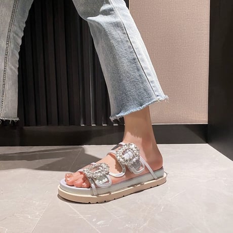 bijou clear sandal