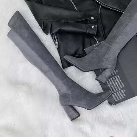 美脚 suède long boots