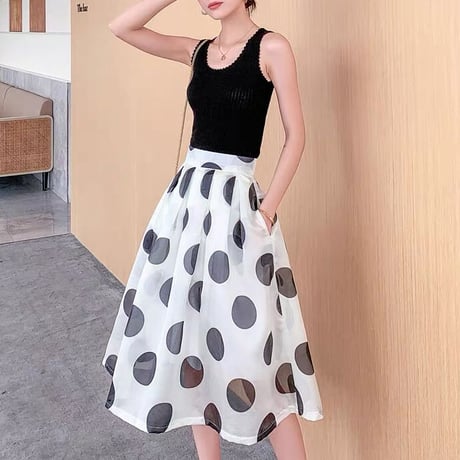 coin dot skirt