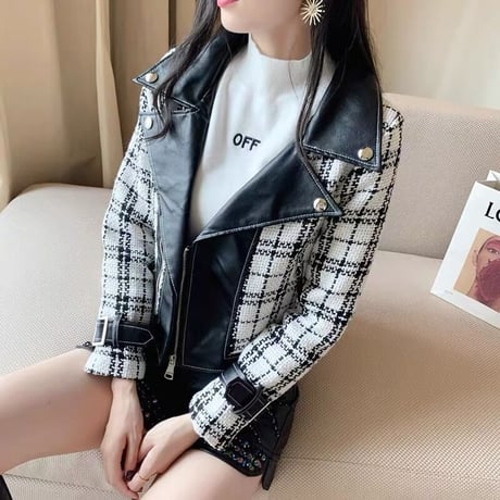 tweed riders jacket