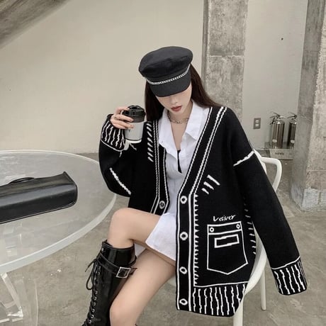 print  cardigan