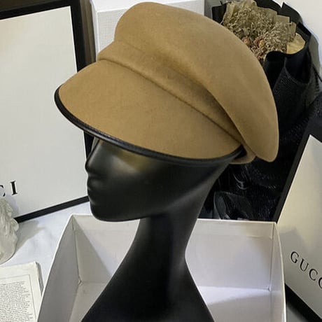 変形 wool casquette
