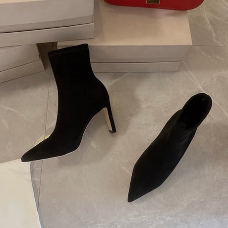 美脚 short boots