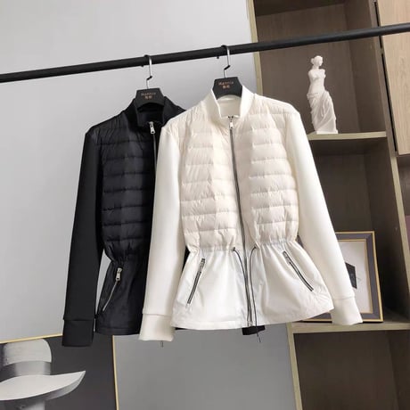 peplum down jacket