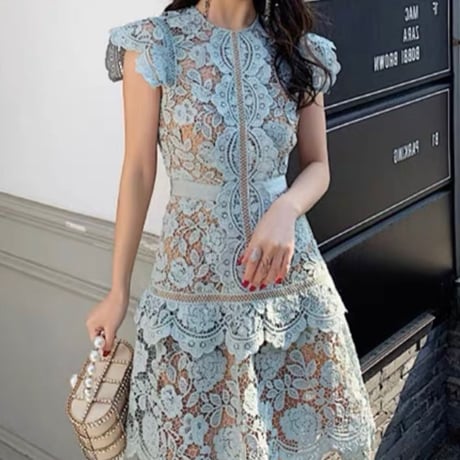 blue lace onepiece
