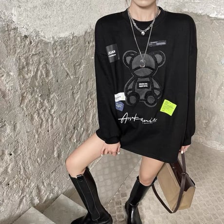 くまちゃん ロングtシャツ