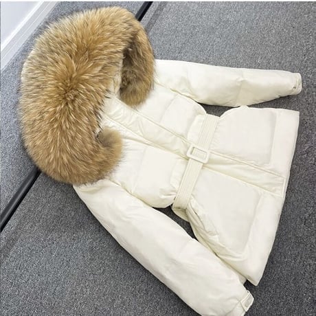real fur down jacket