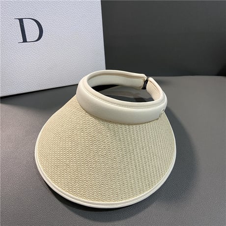 straw sun visor