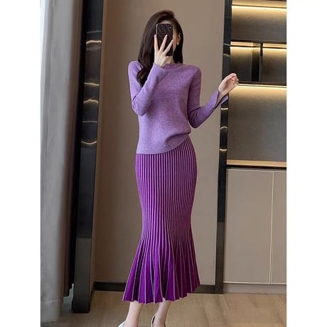 【即納】mermaid  knit setup