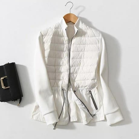 peplum down jacket