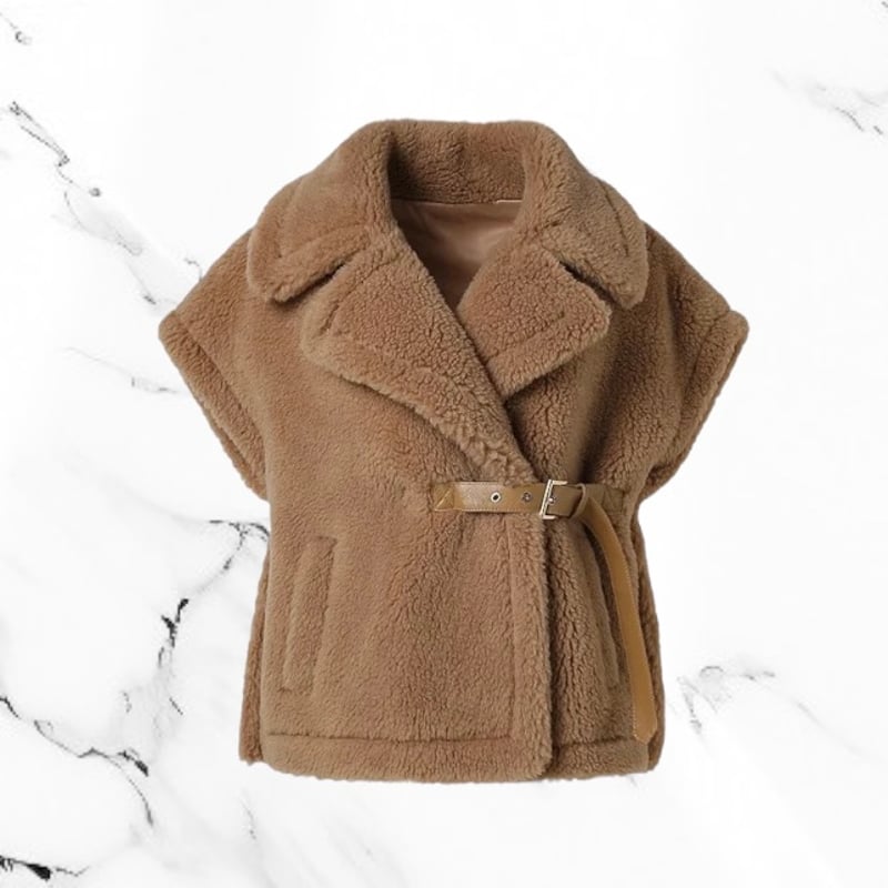 ベルト付き poncho coat | BrillantSelect Store