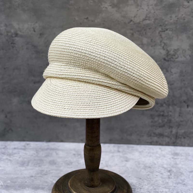 と*ん様 575 CASQUETTE / STRAW YARN THERMO 変形 straw casquette | BrillantSelect Store