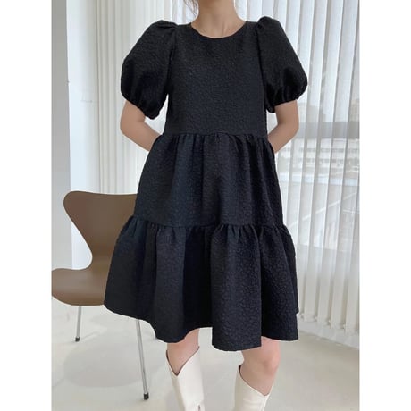 puff sleeve onepiece