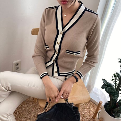 vneck cardigan