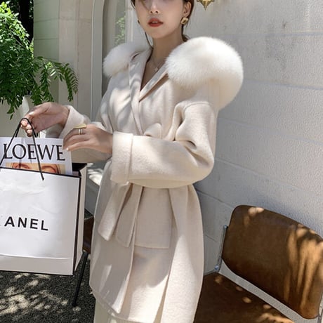 fox fur coat